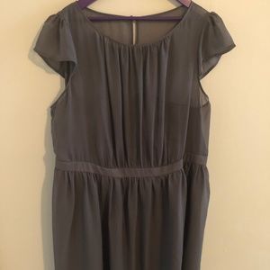 Plus Gray Bridesmaid Dress
